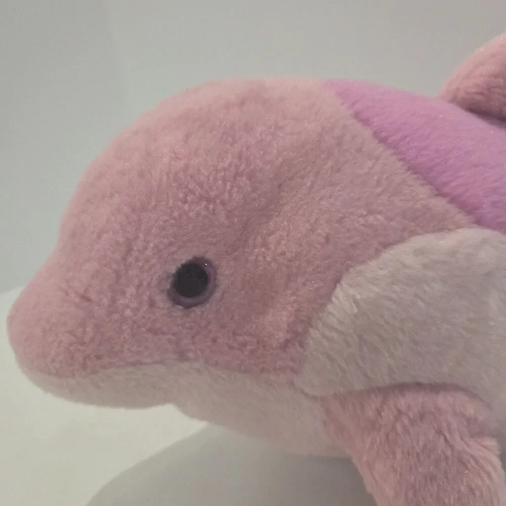 SeaWorld Pink Dolphin Plush 17